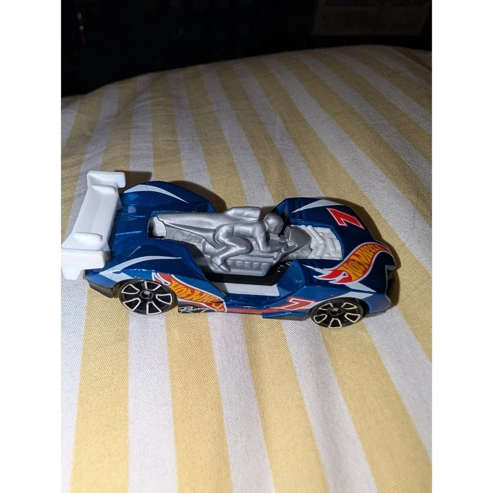 Hot Wheels 2011 Imparable Diecast Car Blue HW Race Series 1:64 Scale Toy